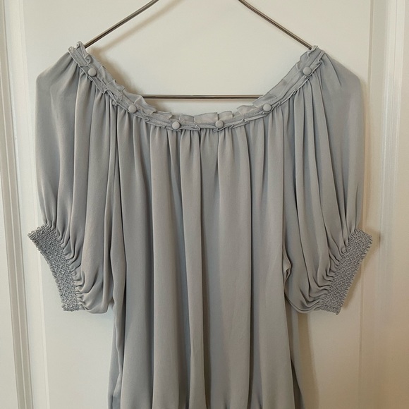 Beautiful Gray Roberto Rodriguez blouse - Picture 3 of 4